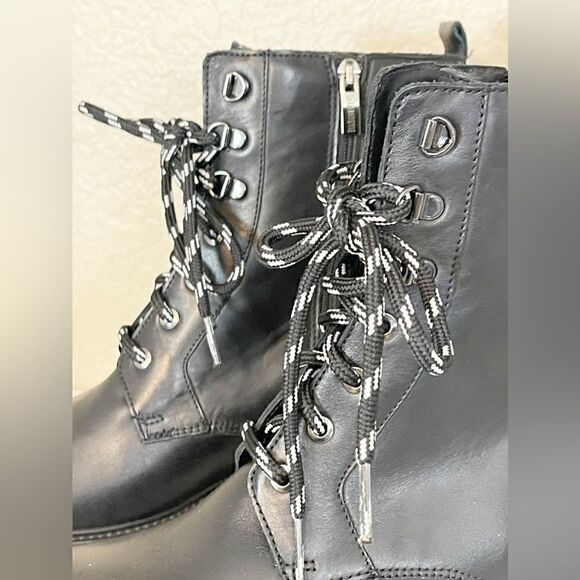 La Canadienne Clover Leather combat Moto Bootie. 7. New - Picture 12 of 17